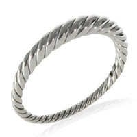 Sterling Silver  Pure Form Cable Bracelet