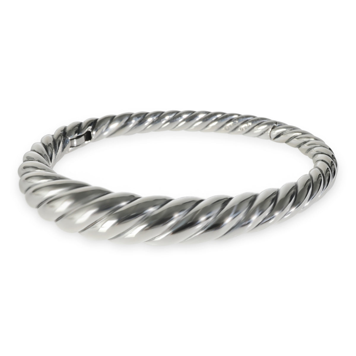 Sterling Silver  Pure Form Cable Bracelet