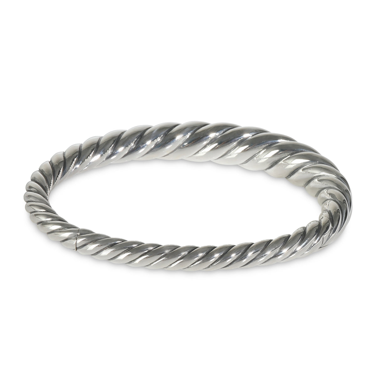 Sterling Silver  Pure Form Cable Bracelet