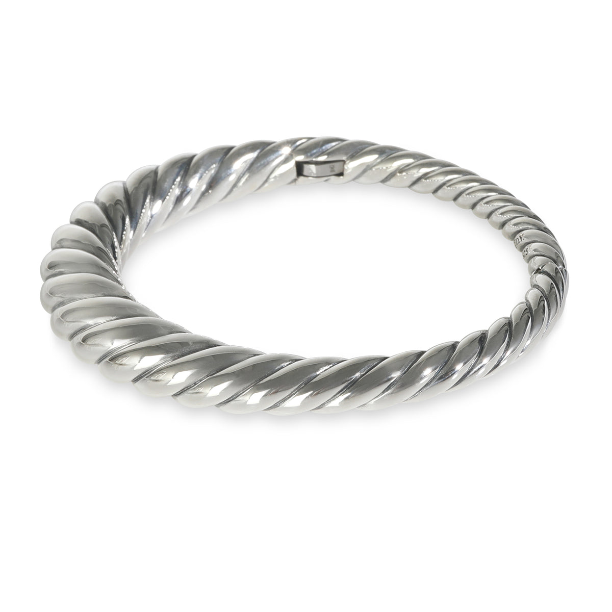 Sterling Silver  Pure Form Cable Bracelet
