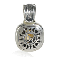 Yellow Gold & Sterling Silver Citrine Albion Pendant