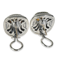 Yellow Gold & Sterling Silver Citrine Albion Earrings