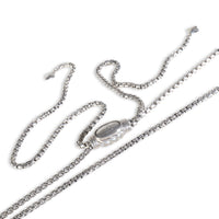 Sterling Silver  Slider Box Chain Necklace
