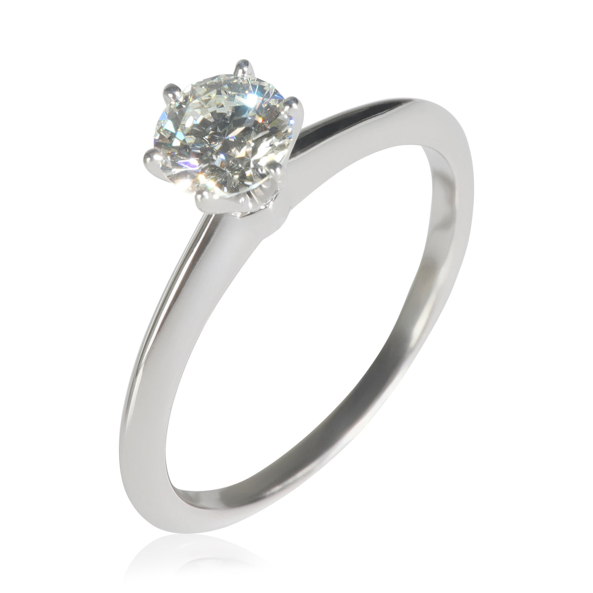 0.76 ct Round Brilliant Diamond Engagement Ring