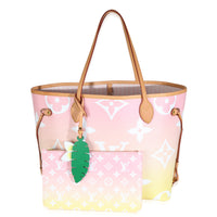 Light Pink Monogram Giant Canvas By The Pool Neverfull MM