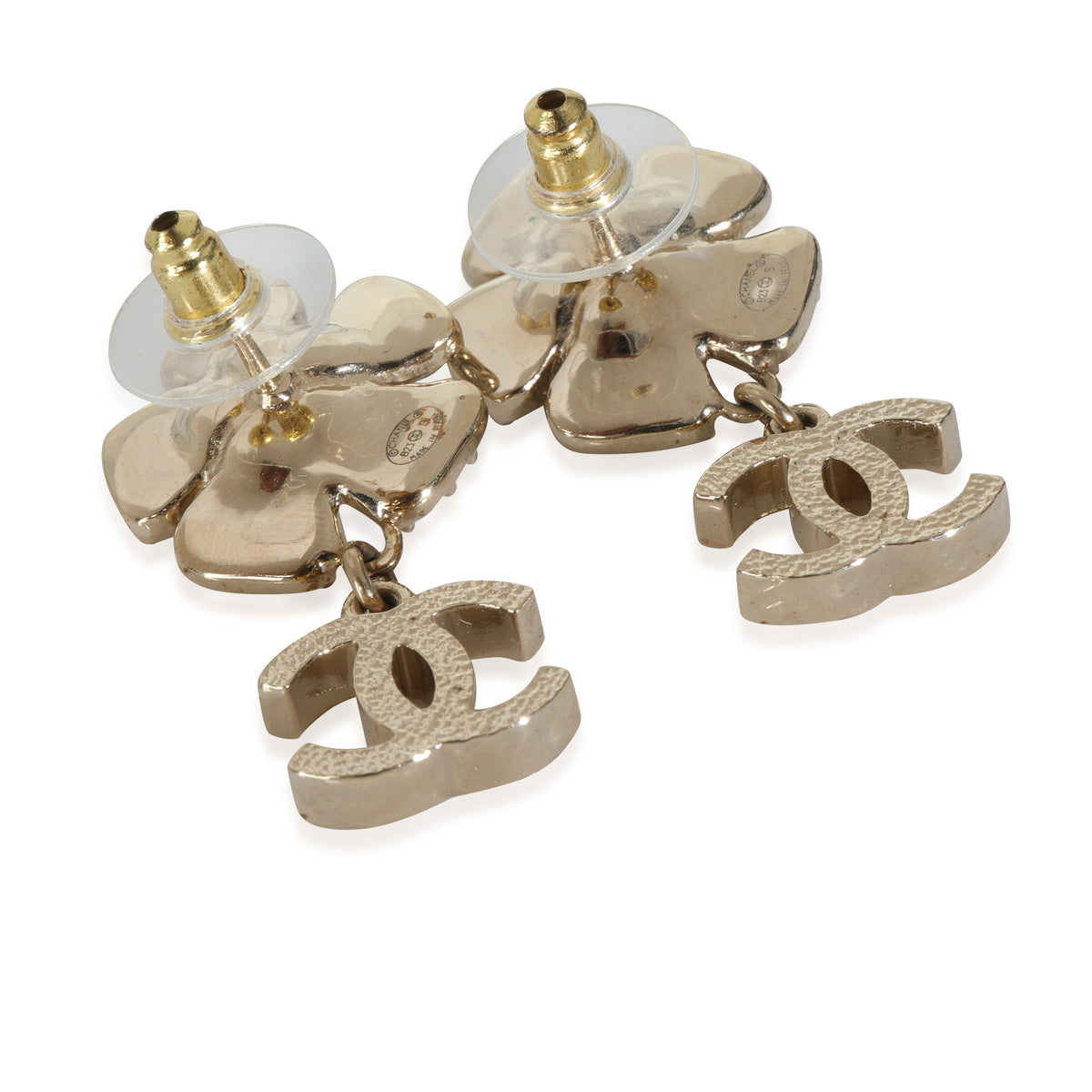 Gold-Plated  2023 Camelia Earrings
