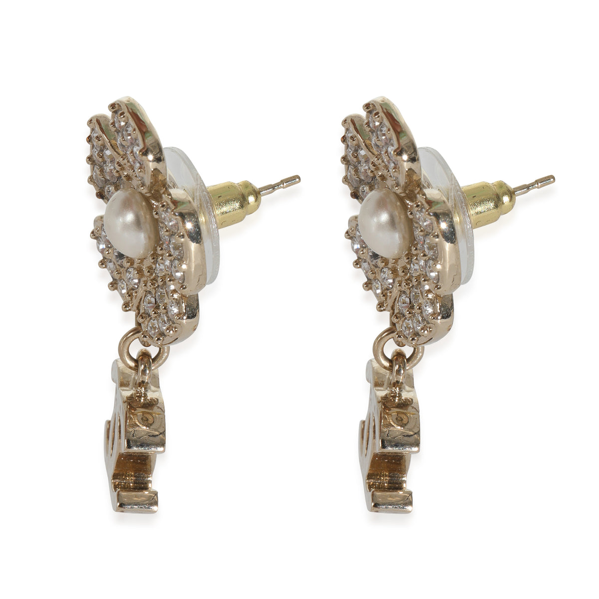 Gold-Plated  2023 Camelia Earrings