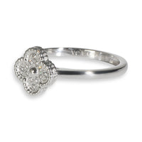 White Gold Diamond Sweet Alhambra Ring