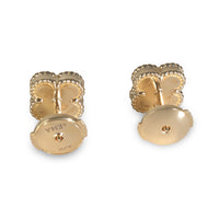 Yellow Gold Onyx Sweet Alhambra Earrings