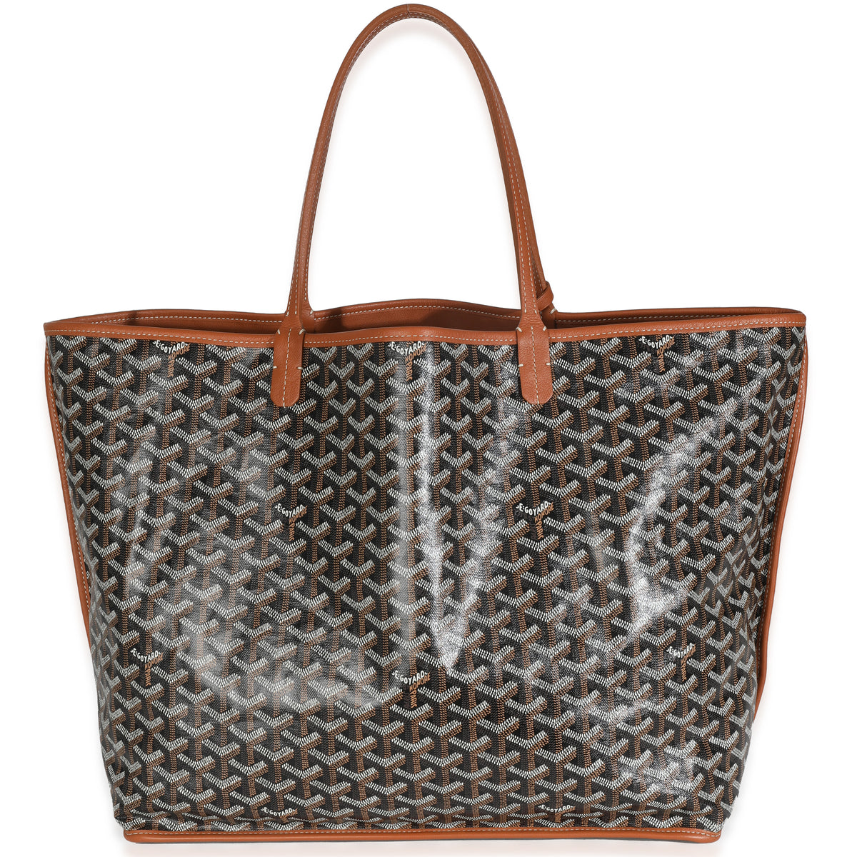 Gold Black Goyardine Canvas Anjou GM