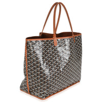 Gold Black Goyardine Canvas Anjou GM