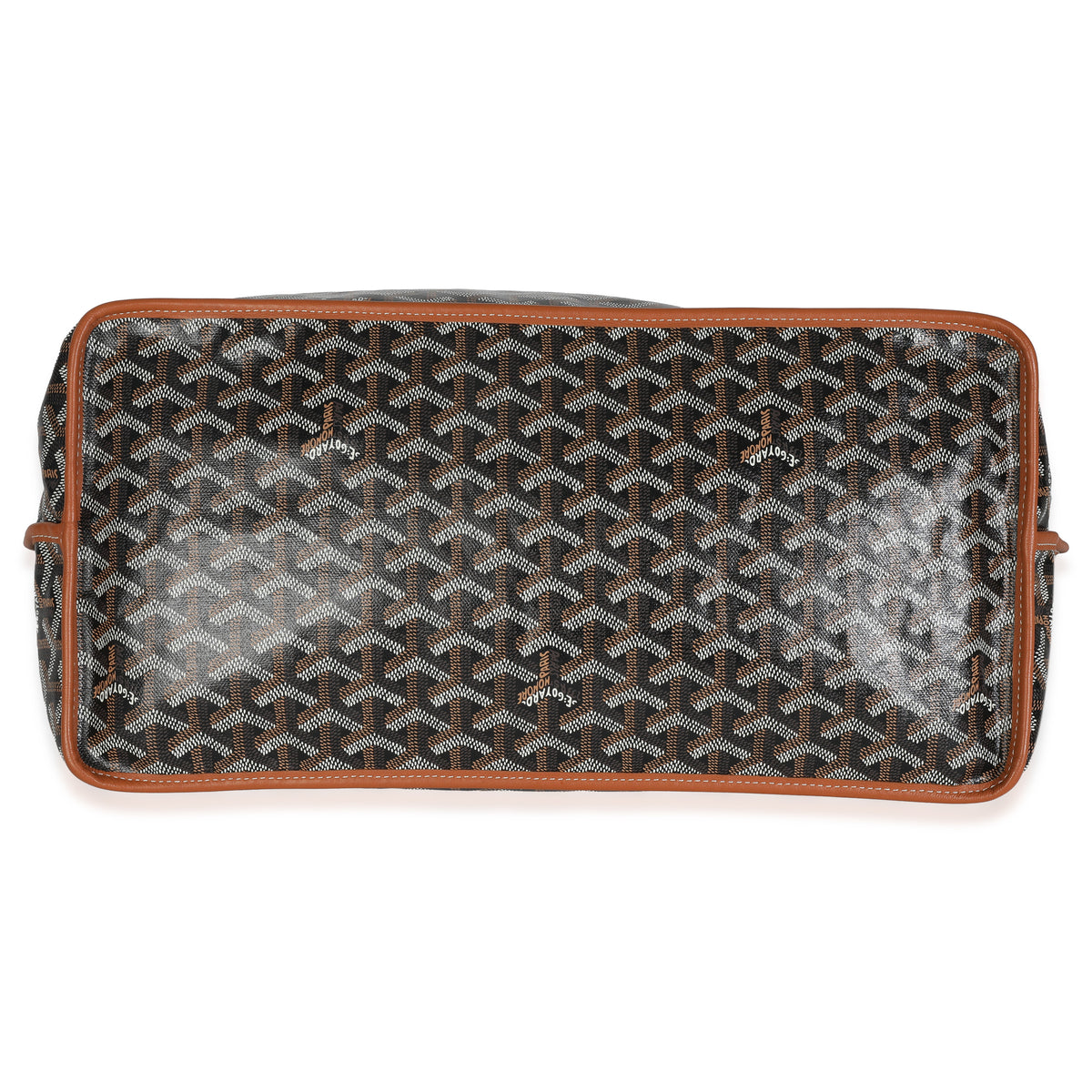 Gold Black Goyardine Canvas Anjou GM