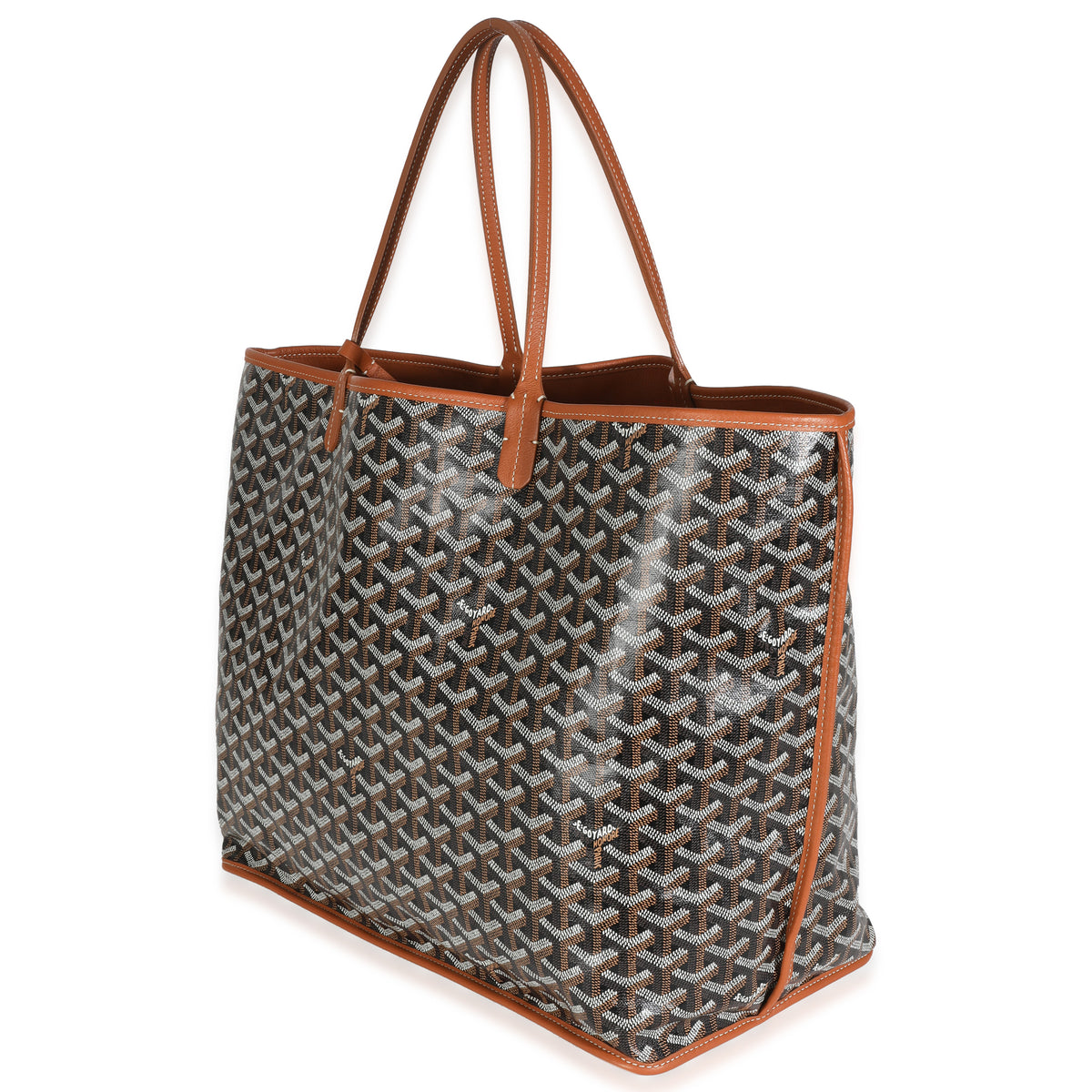 Gold Black Goyardine Canvas Anjou GM