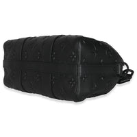 Black Monogram Seal City Keepall