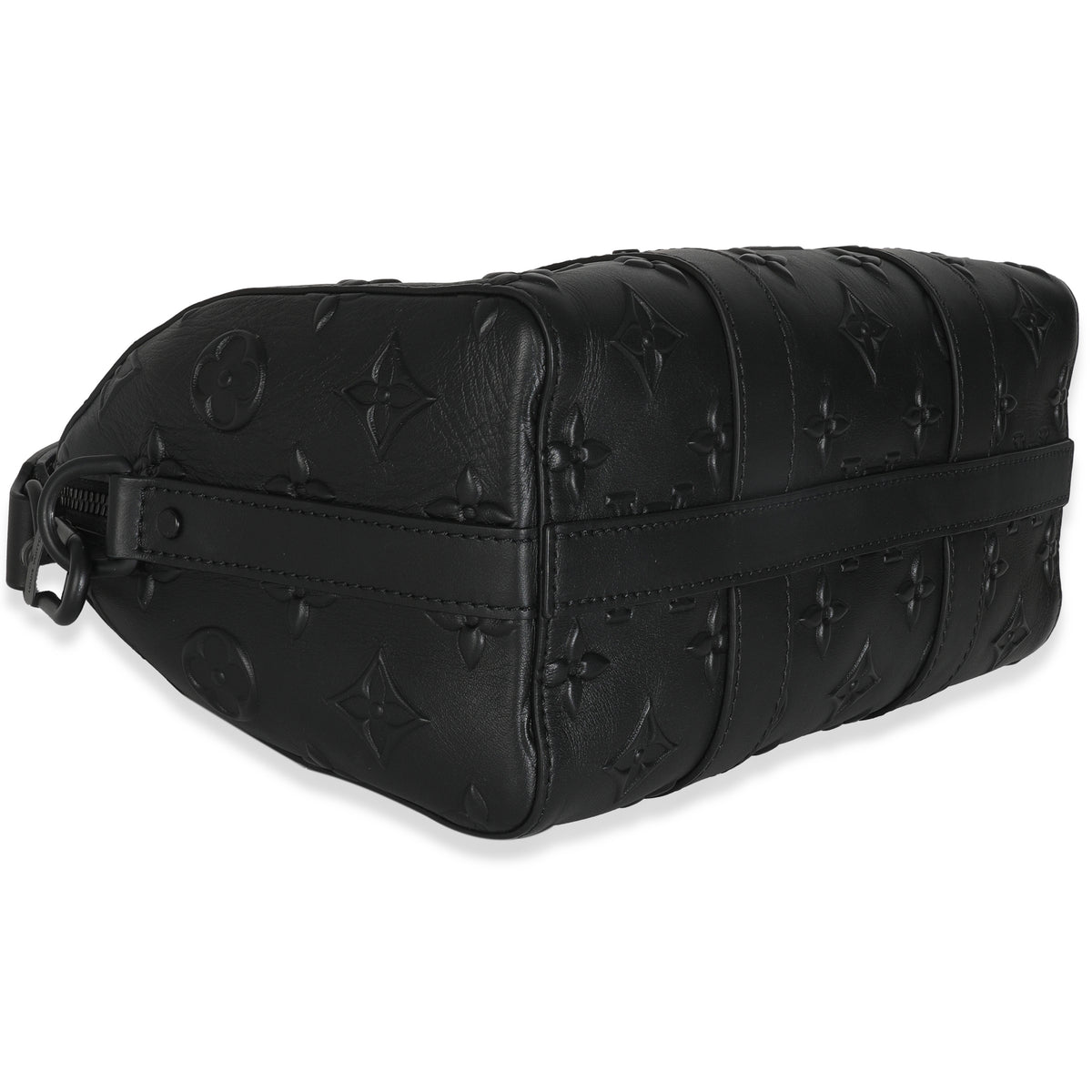 Black Monogram Seal City Keepall