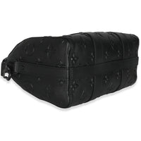 Black Monogram Seal City Keepall