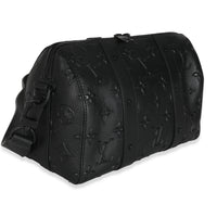 Black Monogram Seal City Keepall