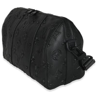 Black Monogram Seal City Keepall