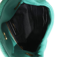 Basil Quilted Canvas Toy Loulou Puffer Chain Satchel