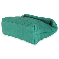 Basil Quilted Canvas Toy Loulou Puffer Chain Satchel