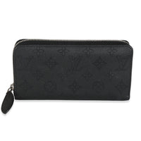 Black Monogram Mahina Zippy Wallet