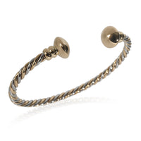 Yellow Gold & Steel  Vintage Torque Bracelet