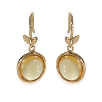 Yellow Gold Citrine Paloma Picasso Olive Leaf Earrings
