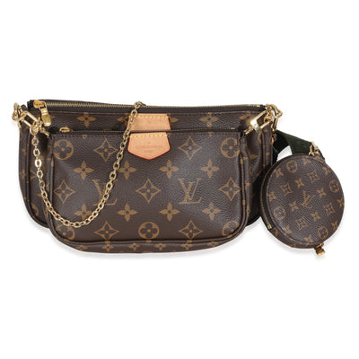 Khaki Monogram Canvas Multi Pochette Accessoires