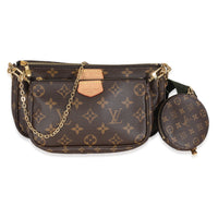 Khaki Monogram Canvas Multi Pochette Accessoires