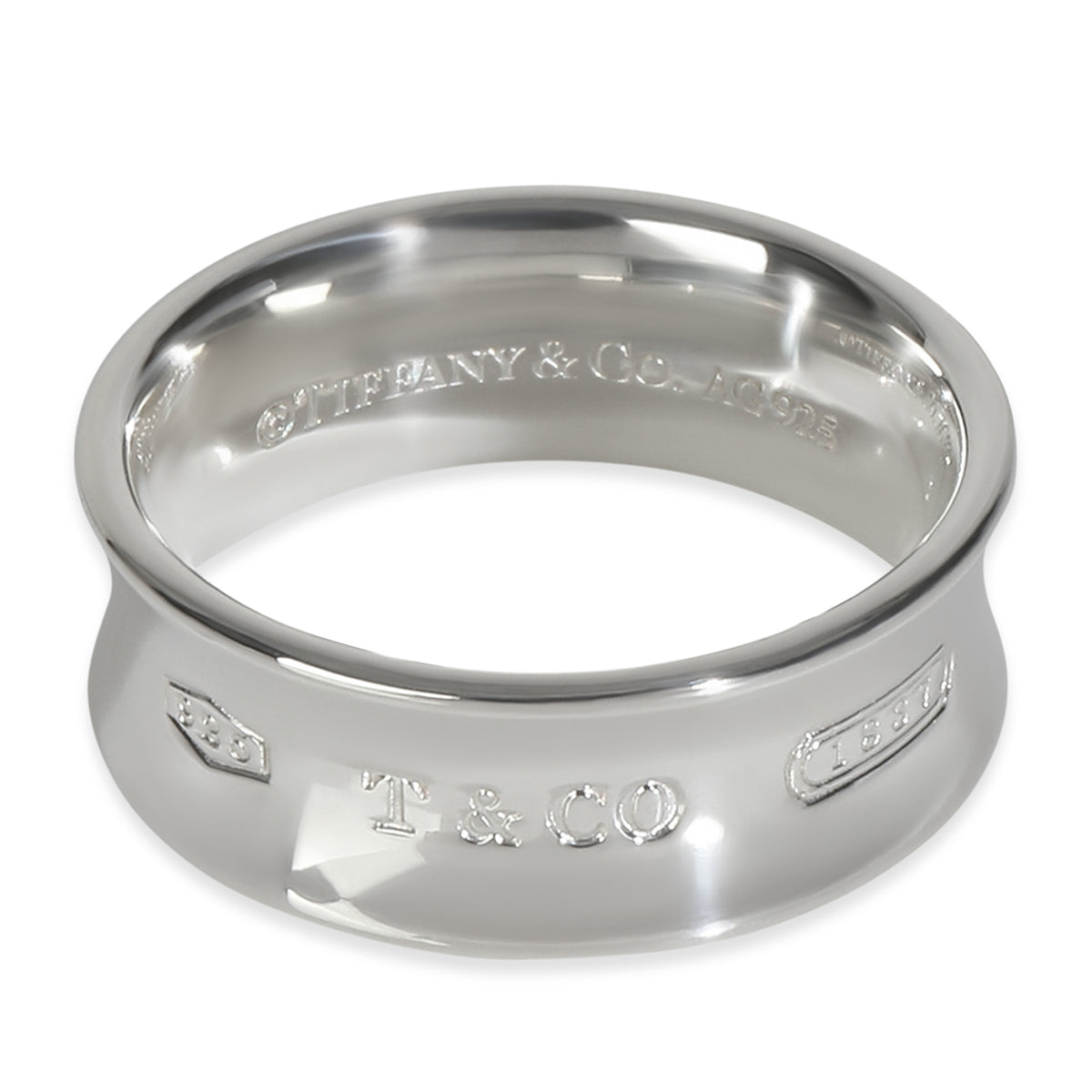 Sterling Silver  Medium 1837 Ring