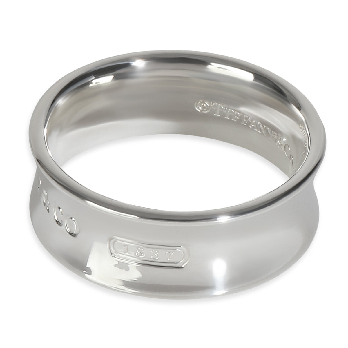 Sterling Silver  Medium 1837 Ring