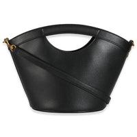 Black Smooth Leather Mini Celia Tote