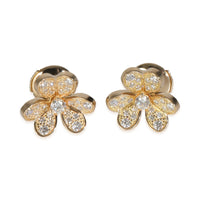 Yellow Gold Diamond Mini Model Frivole Earrings
