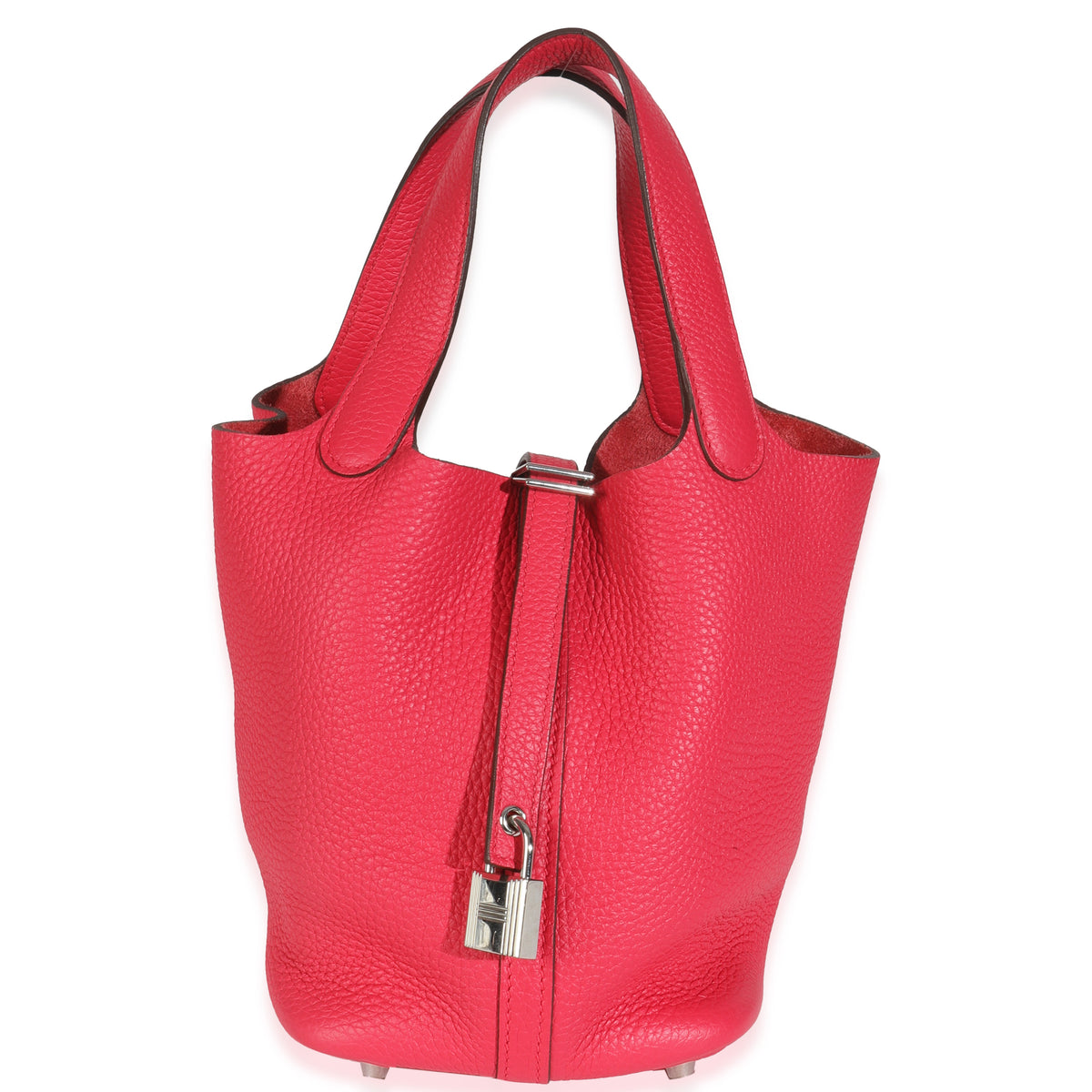 Rose Mexico Taurillon Clemence Picotin Lock 18 PHW