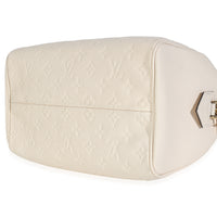 Cream Empreinte Caramel Calfskin Speedy Bandouliere 25 NM