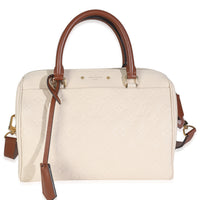 Cream Empreinte Caramel Calfskin Speedy Bandouliere 25 NM