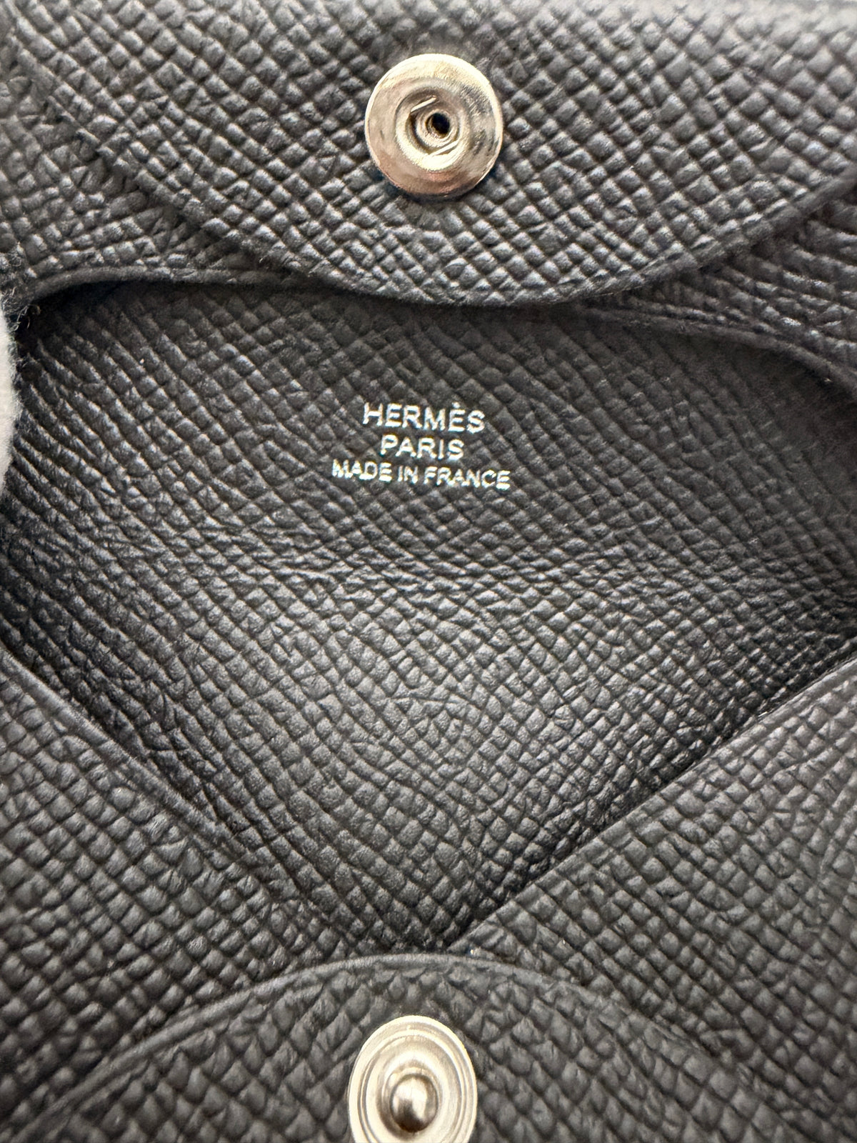 Black Epsom Bastia Change Purse