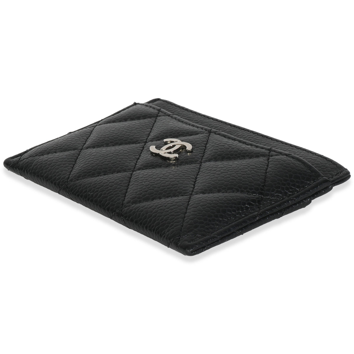 Black Quilted Classic Card Holder