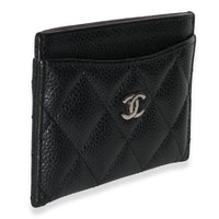Black Quilted Classic Card Holder