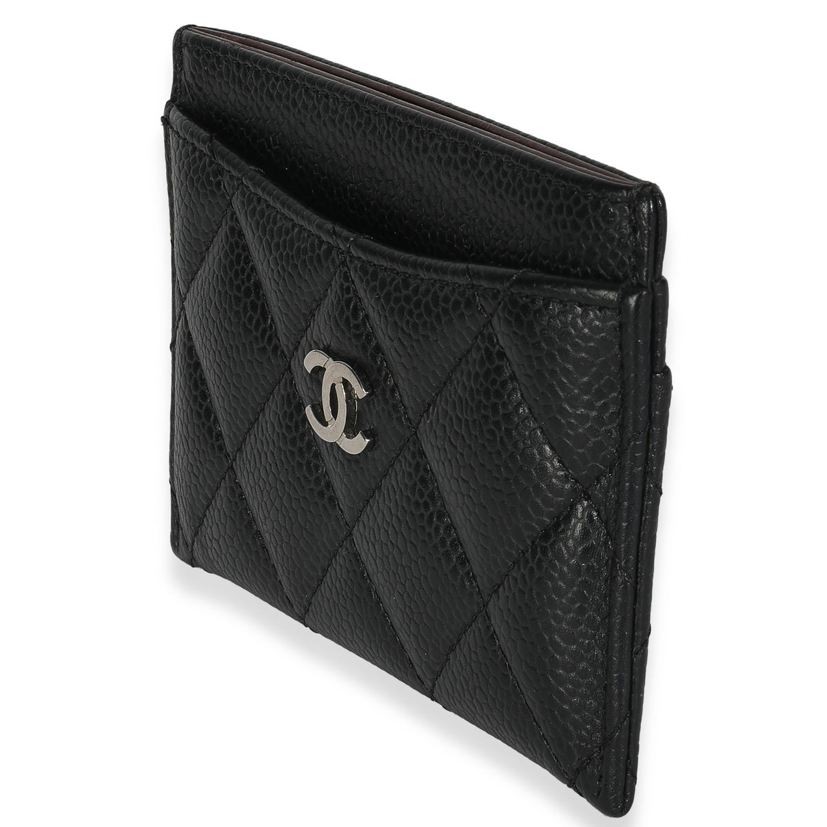 Black Quilted Classic Card Holder