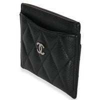 Black Quilted Classic Card Holder