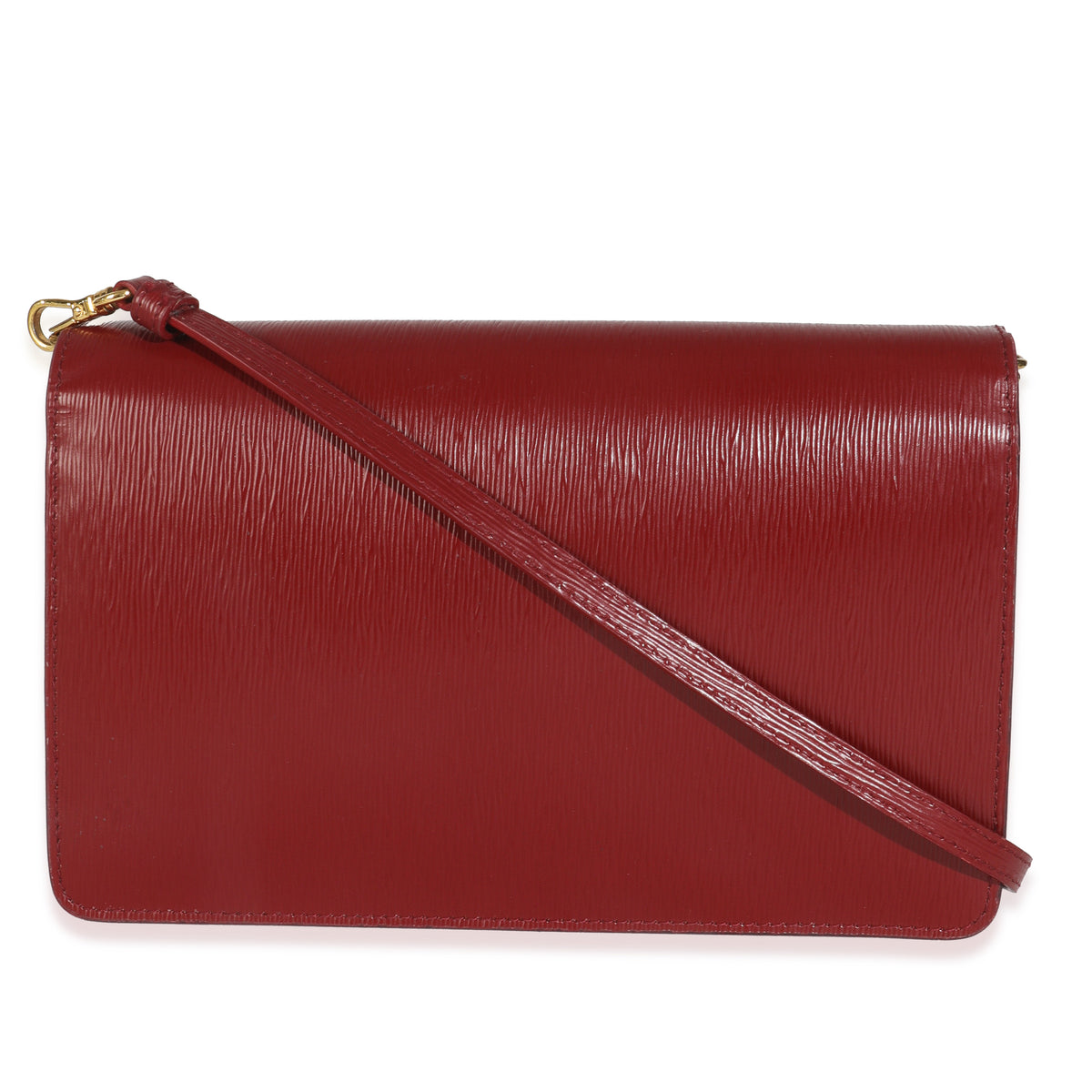 Rubino Red Vitello Move Crossbody Wallet