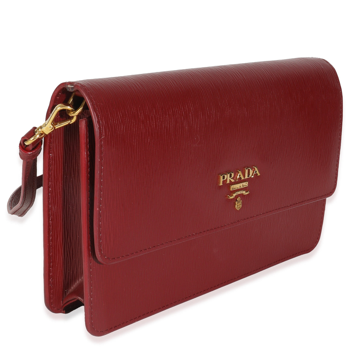 Rubino Red Vitello Move Crossbody Wallet