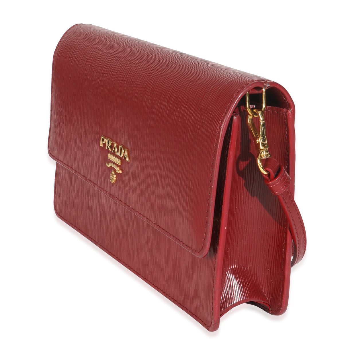 Rubino Red Vitello Move Crossbody Wallet