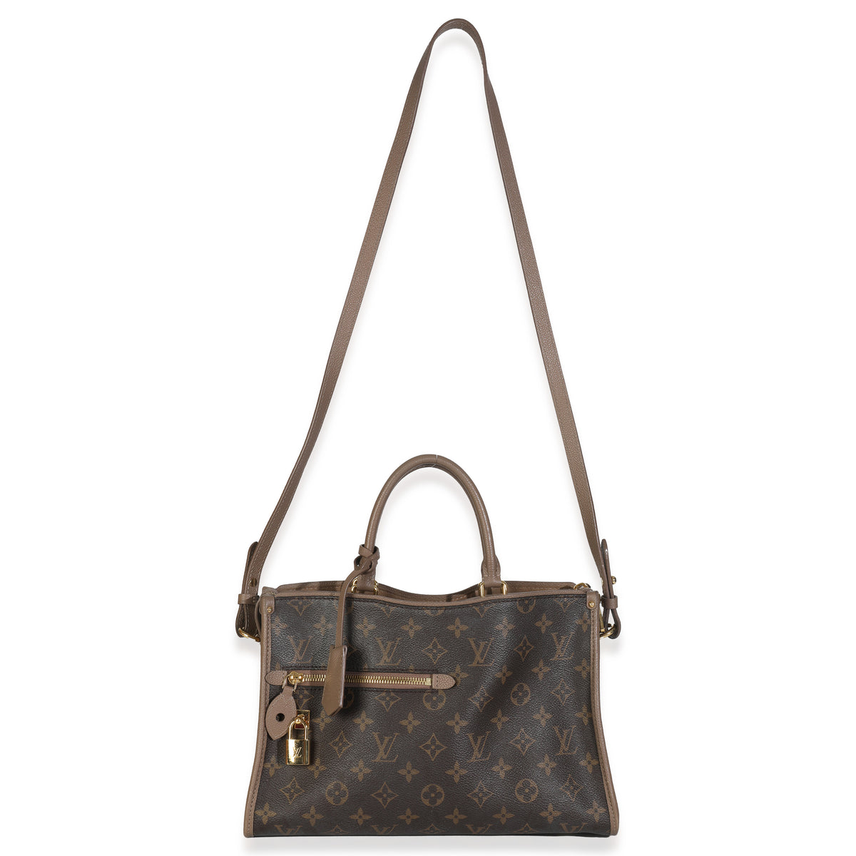 Taupe Glace Monogram Canvas Popincourt NM