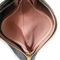 Black Monogram Embossed Lambskin Coussin PM