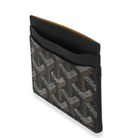 Black Goyardine Canvas Saint Sulpice Card Holder