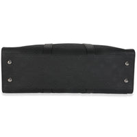 Louis Vuitton Black Monogram Embossed Taurillon Sac Plat 24H Handbag clasp