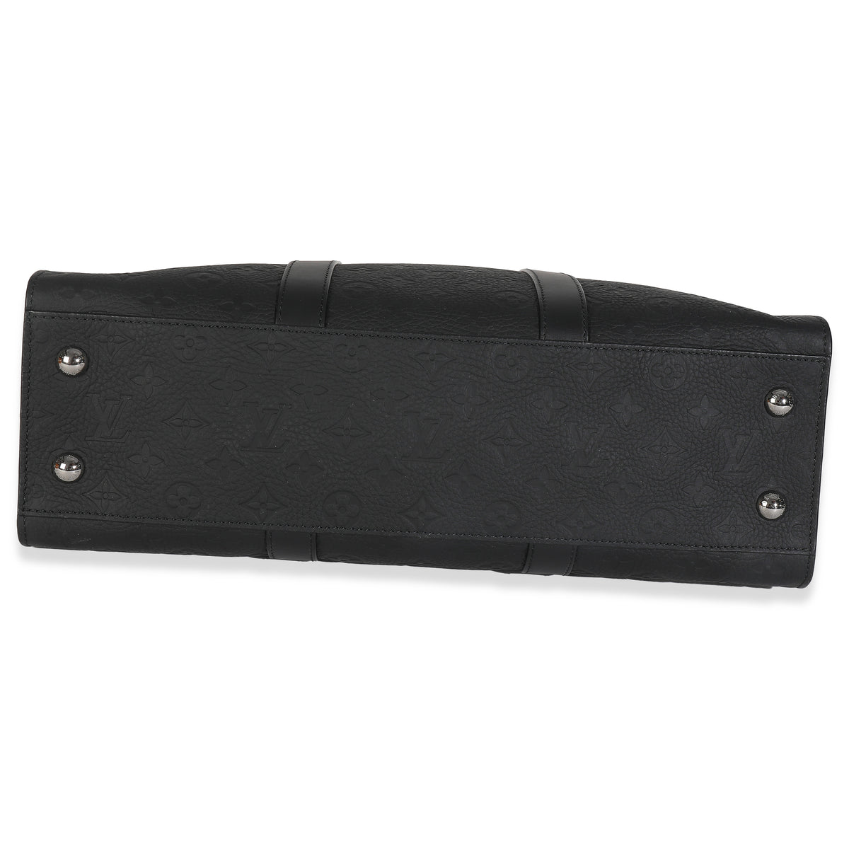 Louis Vuitton Black Monogram Embossed Taurillon Sac Plat 24H Handbag box