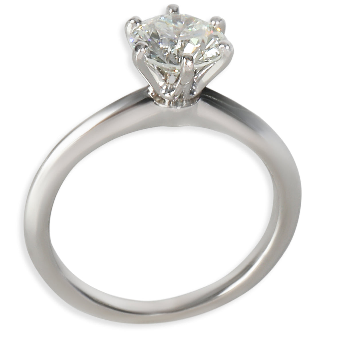 0.96 ct Round Brilliant Diamond Engagement Ring